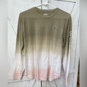 Y2K Hollister Ombre Top Size Small Green White Pink
